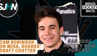 Cam Robinson on Latest Sharks' Draft & Trade Chatter, Has Confidence Misa Will Be No. 2 Pick