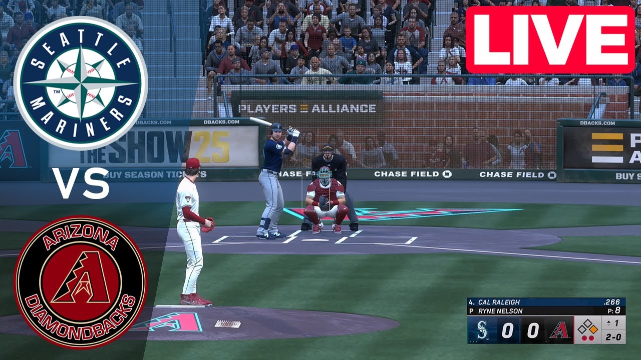 MLB LIVE🔴 Seattle Mariners vs Arizona Diamondbacks - Jun 10, 2025 | Full Game MLB 2025 EN VIVO