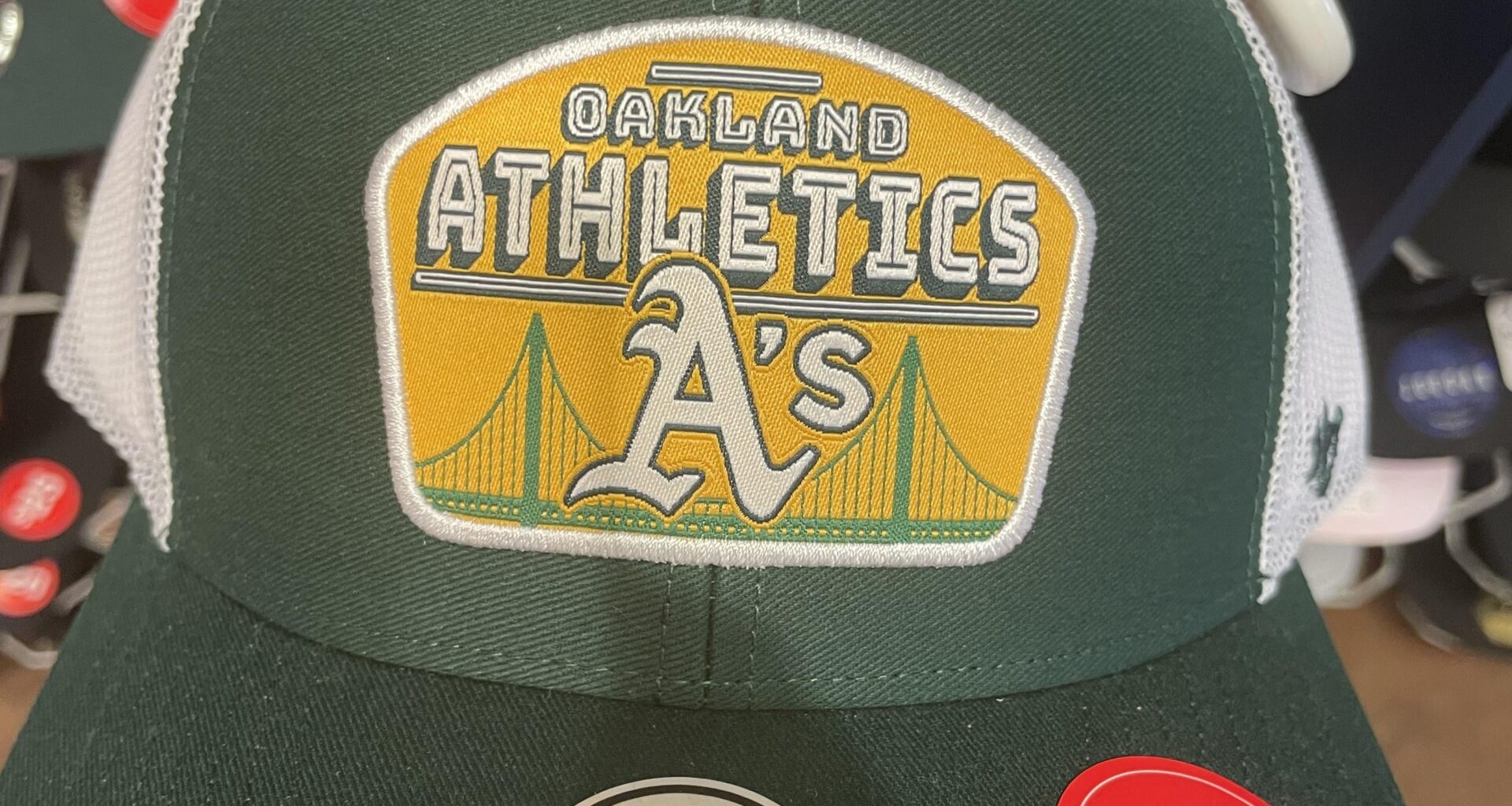 Oakland A’s hat in Vacaville