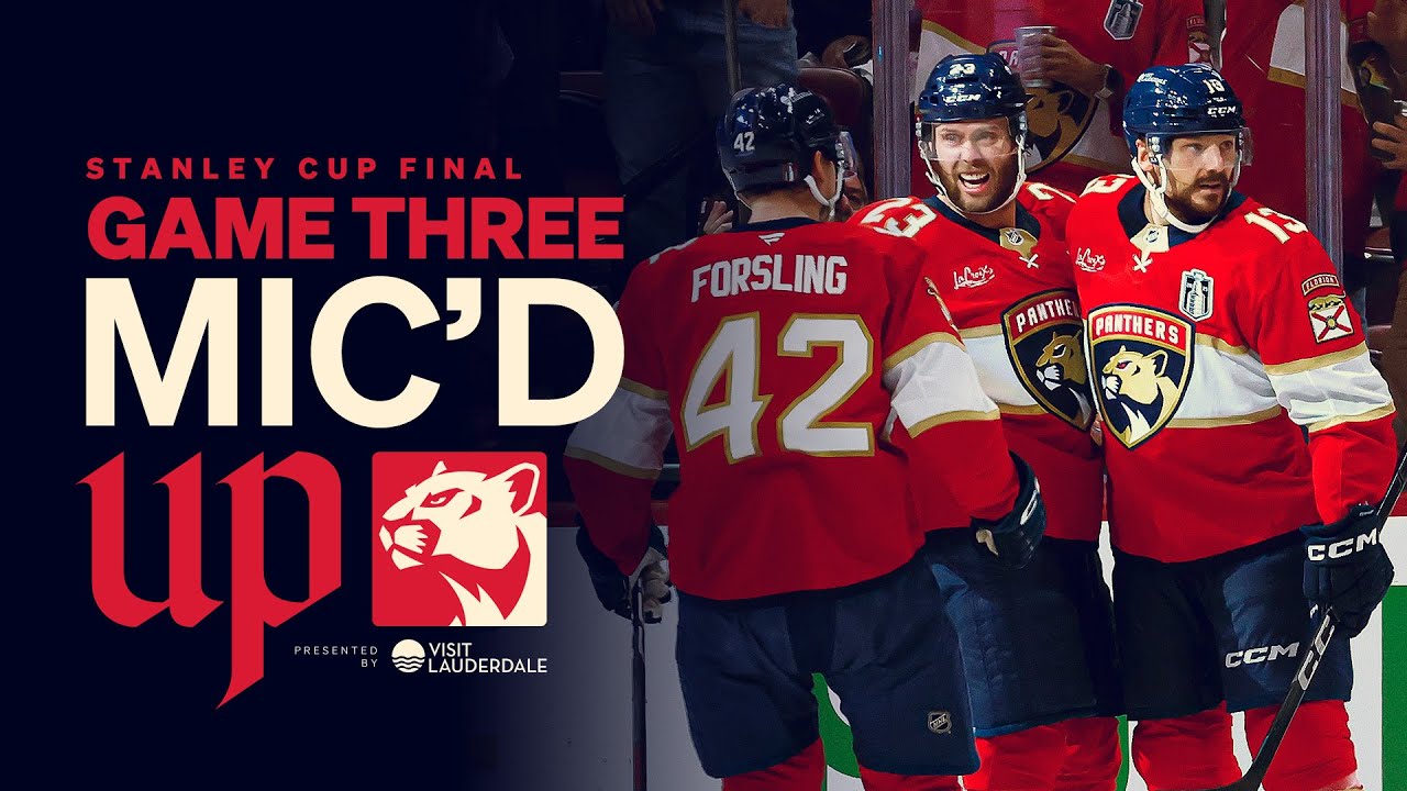 "That's a helluva pass!" | Panthers vs Oilers SCF Game 3 Mic'd Up