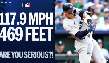 469 FEET! 😱 Aaron Judge's FARTHEST home run of 2025! 😳