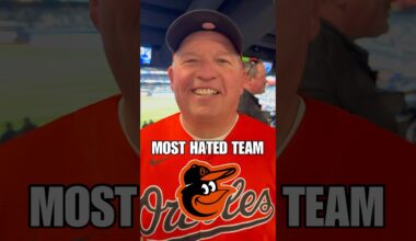 What team do Baltimore Orioles fans HATE MOST??? #orioles #yankees #redsox #mlb #shorts