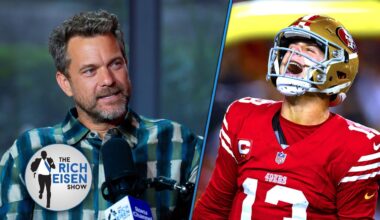 49ers Superfan Joshua Jackson Predicts the Niners’ 2025 Record Will Be…? | The Rich Eisen Show