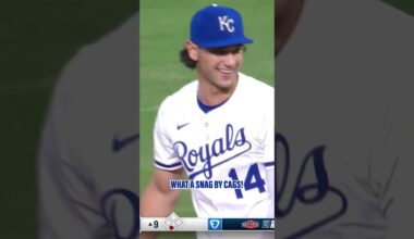 Jac Caglianone Makes an Epic Diving Snag #kansascityroyals #baseballhighlights #mlb