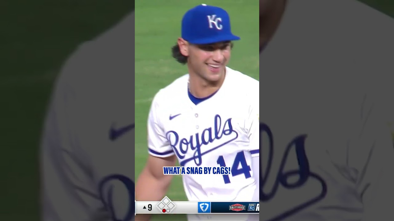Jac Caglianone Makes an Epic Diving Snag #kansascityroyals #baseballhighlights #mlb