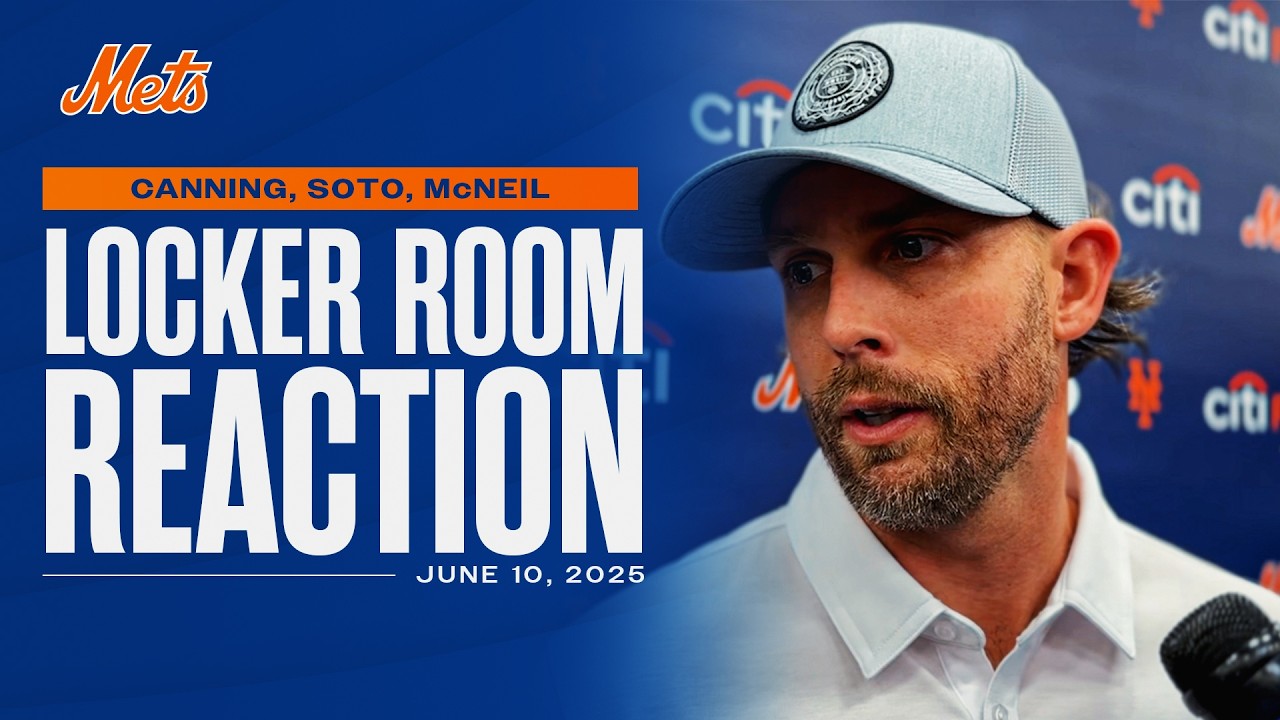 Jeff McNeil, Mets Walk-off Washington Nationals | Locker Room Reaction