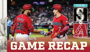 Mariners vs. D-backs Game Highlights (6/10/25) | MLB Highlights | Arizona Diamondbacks