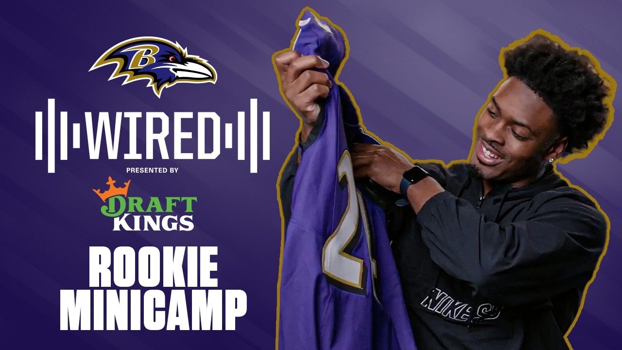 Inside Rookie Minicamp with Malaki Starks | Baltimore Ravens Wired