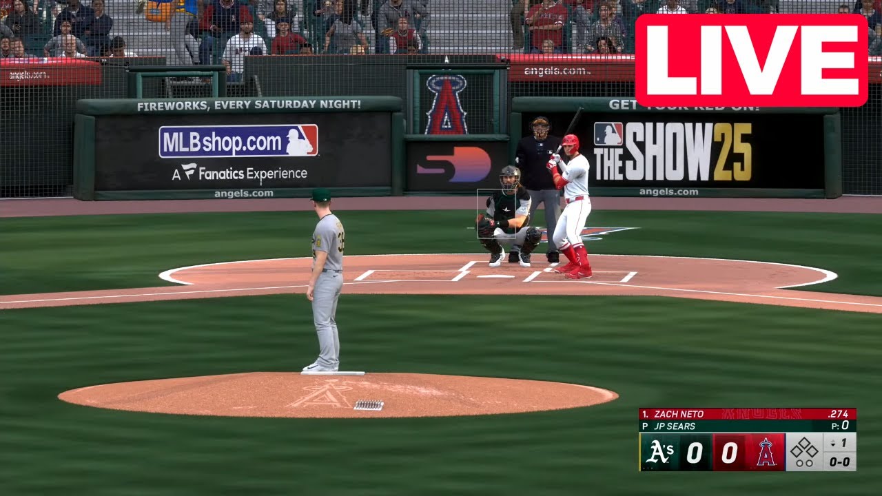 🔴 MLB LIVE 🔴 Los Angeles Angels vs Oakland Athletics | Jun 9 | MLB The Show 25 Full Game | EN VIVO