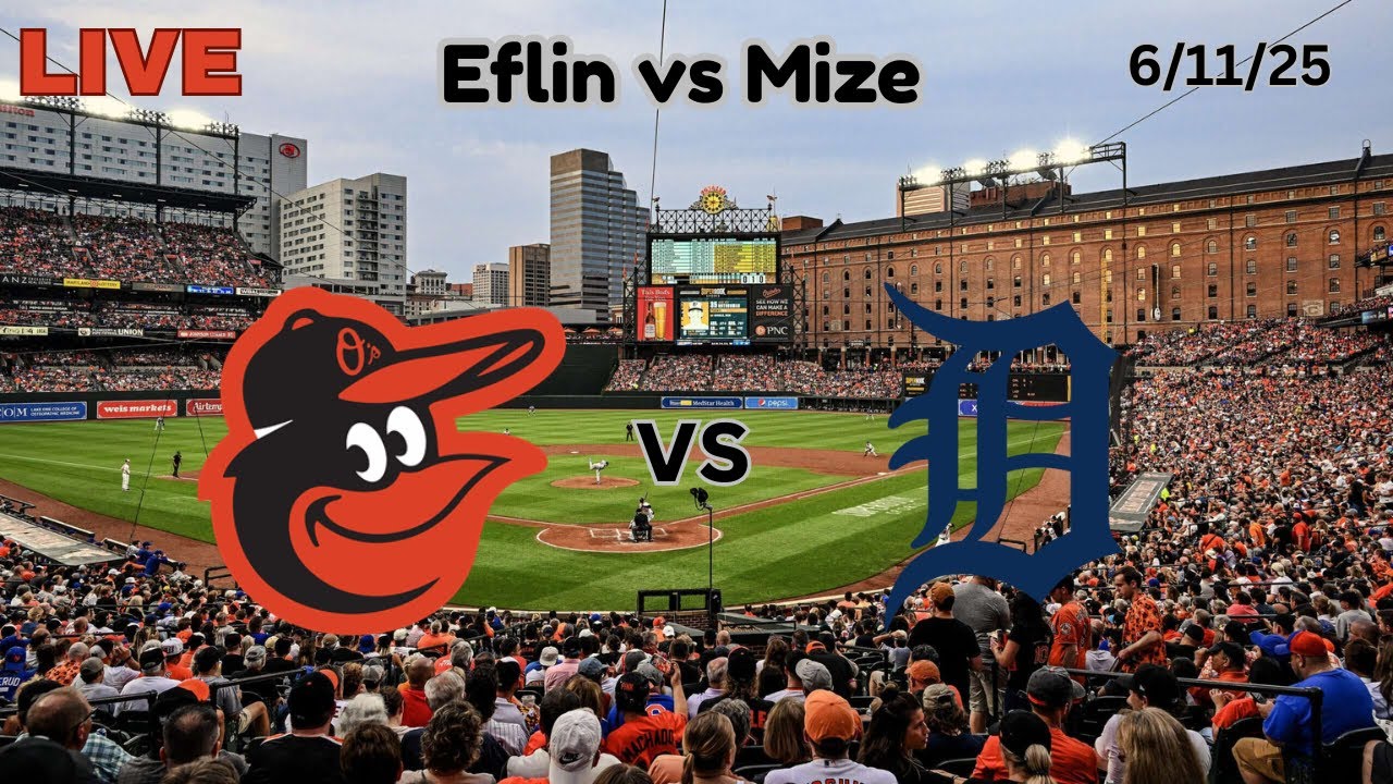 Baltimore Orioles vs Detroit Tigers | LIVE! Play-by-Play & Commentary | 6/11/25 | Game #66