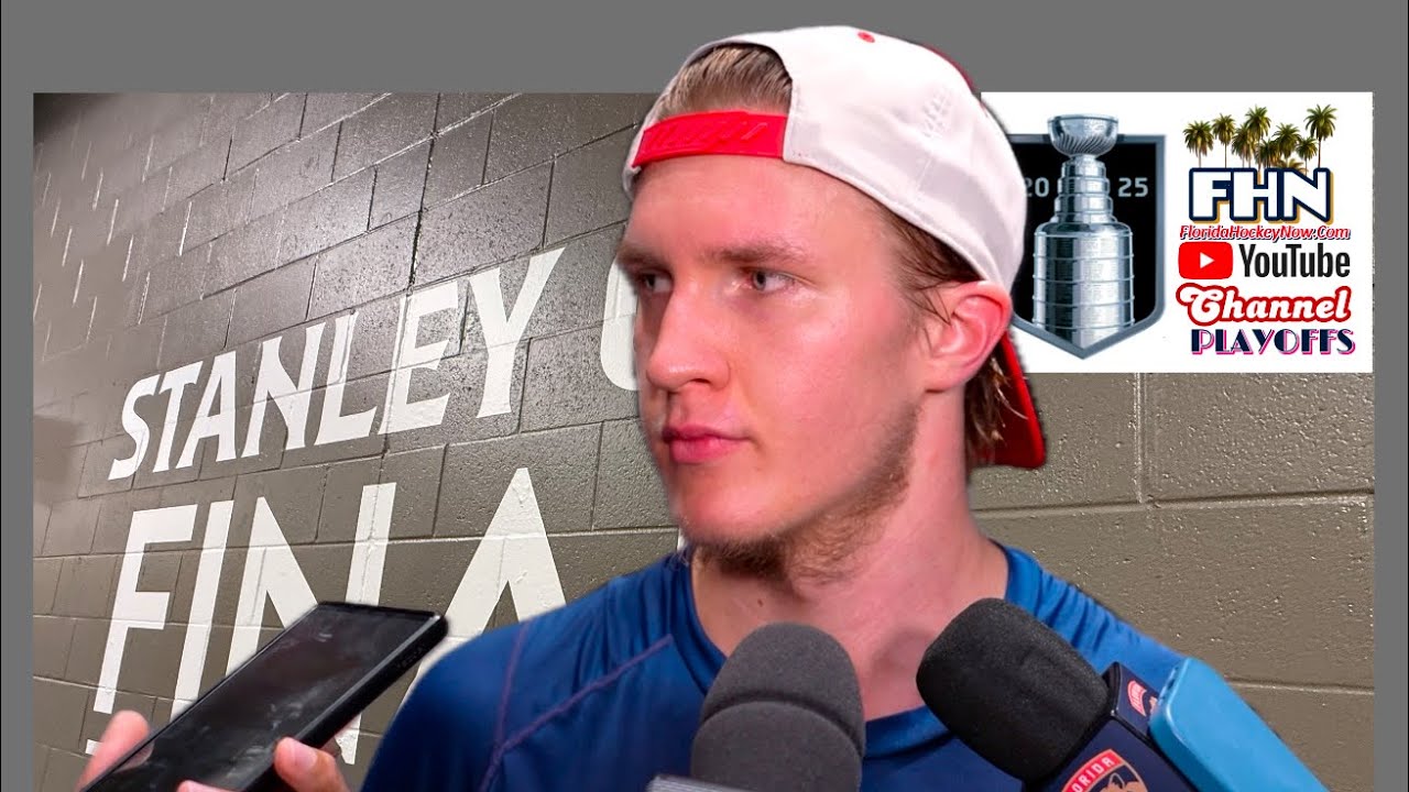 Anton Lundell: Florida Panthers Hold Stanley Cup Final Practice Before Game 4 v Oilers