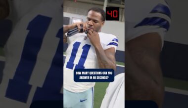 40 second chat with the ‘Boys ⏰ #DallasCowboys #NFL #MicahParsons #football #shorts