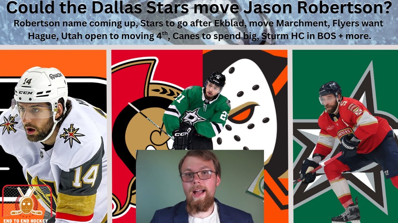 NHL Trade Rumours: Robertson Trade, Utah moving 4th, Hague to PHI, Ekblad to DAL + more news.