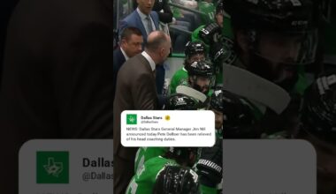 The Dallas Stars have relieved Pete DeBoer of his head coaching duties