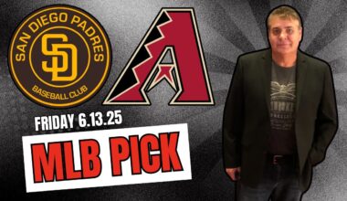 MLB Picks and Predictions - San Diego Padres vs Arizona Diamondbacks, 6/13/25 Free Best Bets & Odds