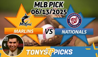 Miami Marlins vs Washington Nationals Pick 6/13/25 MLB Pick Prediction