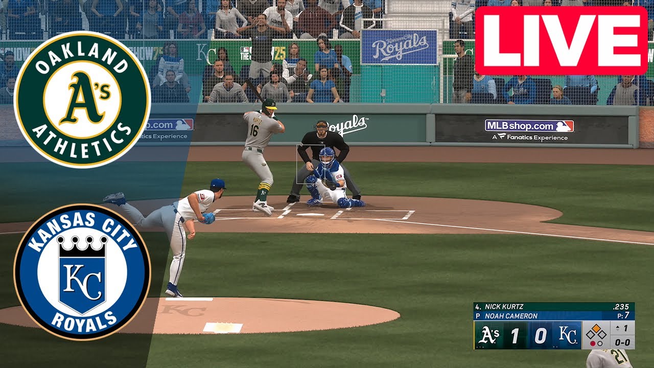 🔴LIVE 🔴Kansas City Royals vs Oakland Athletics - June 13, 2025 | Envivo | MLB The Show 25