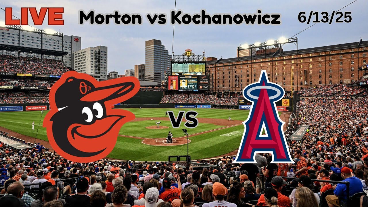 Baltimore Orioles vs Los Angeles Angels | LIVE! Play-by-Play & Commentary | 6/13/25 | Game #68