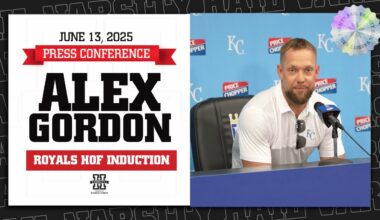 Alex Gordon Induction to Kansas City Royals HOF Press Conference