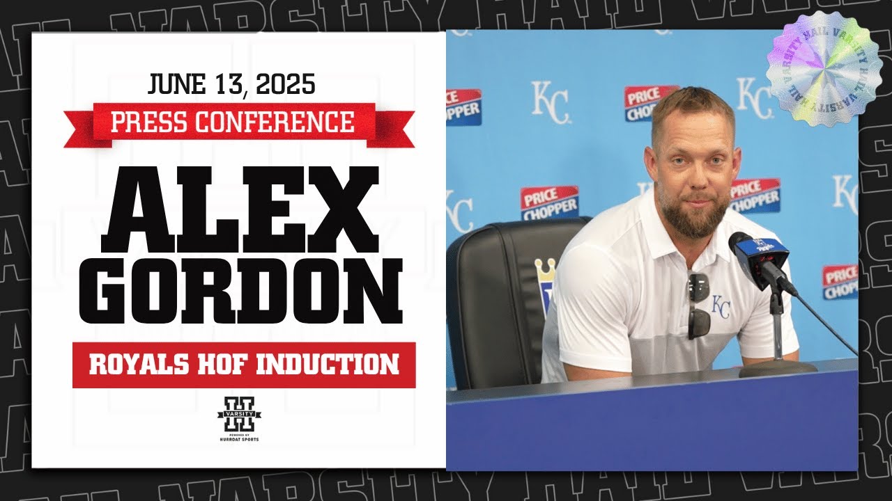 Alex Gordon Induction to Kansas City Royals HOF Press Conference