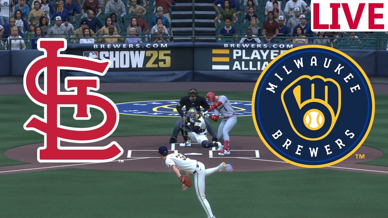 🔴LIVE🔴St Louis Cardinals vs Milwaukee Brewers/June 13/ Mlb Envivo/ MLB The show 25