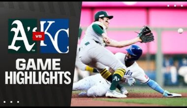 A's vs. Royals Game Highlights (6/13/25) | MLB Highlights