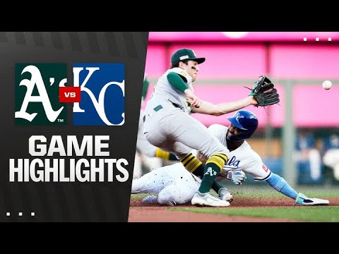A's vs. Royals Game Highlights (6/13/25) | MLB Highlights