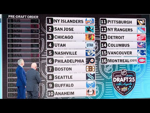 2025 NHL MOCK DRAFT ROUND 1   #hockey #national #league #podcast #crypto #arena #losangeles #misa