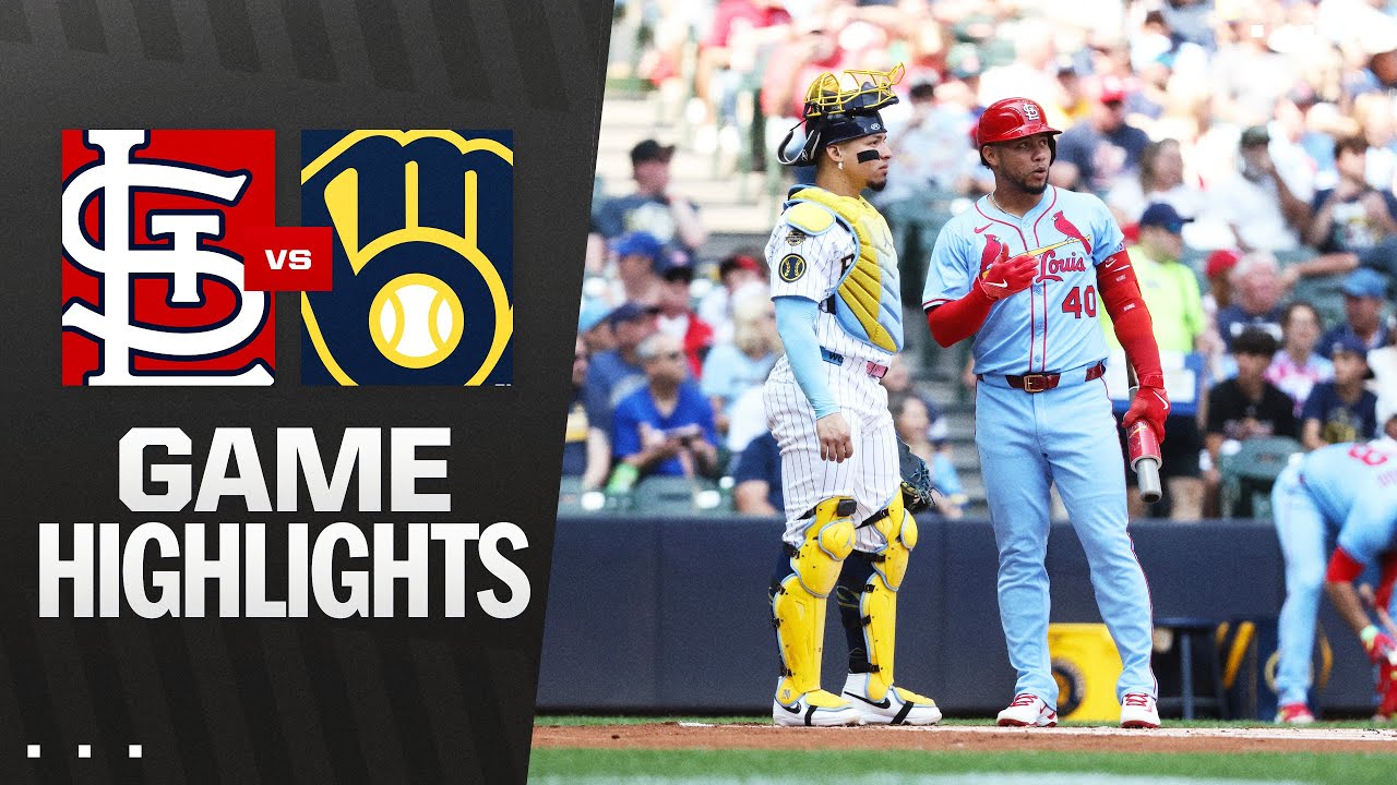 Cardinals vs. Brewers Game Highlights (6/14/25) | MLB Highlights