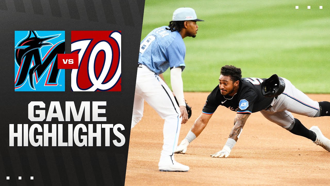 Marlins vs. Nationals Game Highlights (6/13/25) | MLB Highlights