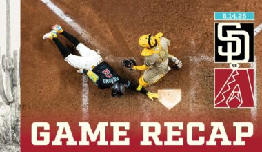 Padres vs. D-backs Game Highlights (6/14/25) | MLB Highlights | Arizona Diamondbacks