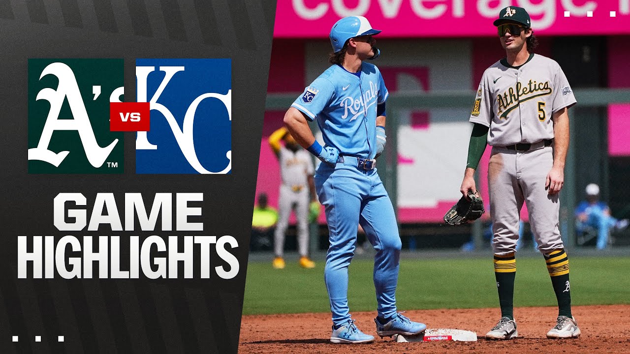 A's vs. Royals Game Highlights (6/14/25) | MLB Highlights