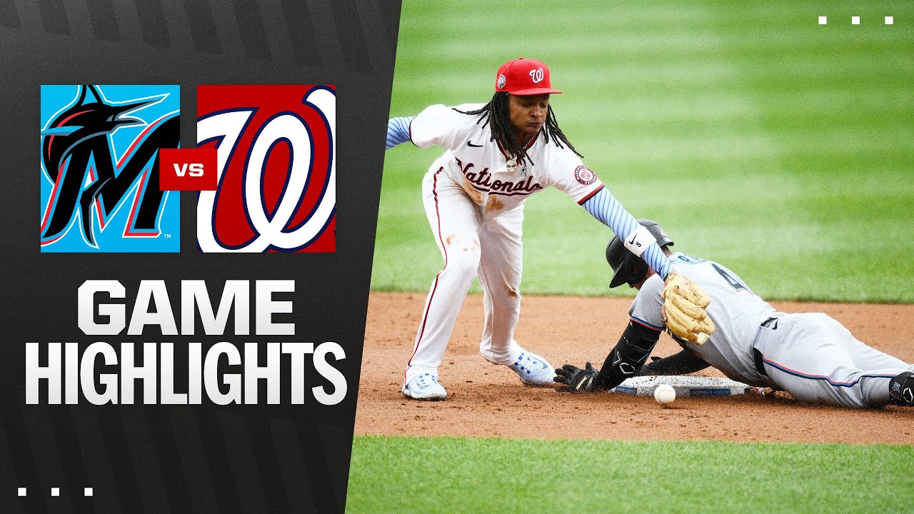 Marlins vs. Nationals Game Highlights (6/15/25) | MLB Highlights