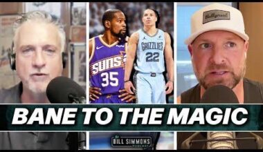 Bill Simmons on the Bane trade: "You're in the West with OKC that looks like they're gonna dominate the rest of the decade, with the Spurs, with Dallas with Cooper Flagg, you go on down the line, this feels like a white flag from Memphis, and maybe not their last trade"