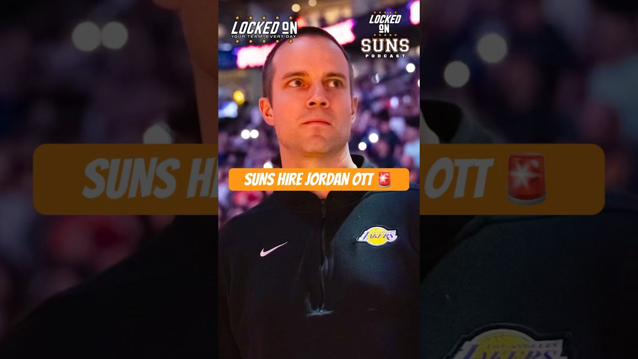 The Phoenix Suns Hire Jordan Ott As Their Head Coach ☀️ #nba #phoenixsuns #devinbooker #jordanott