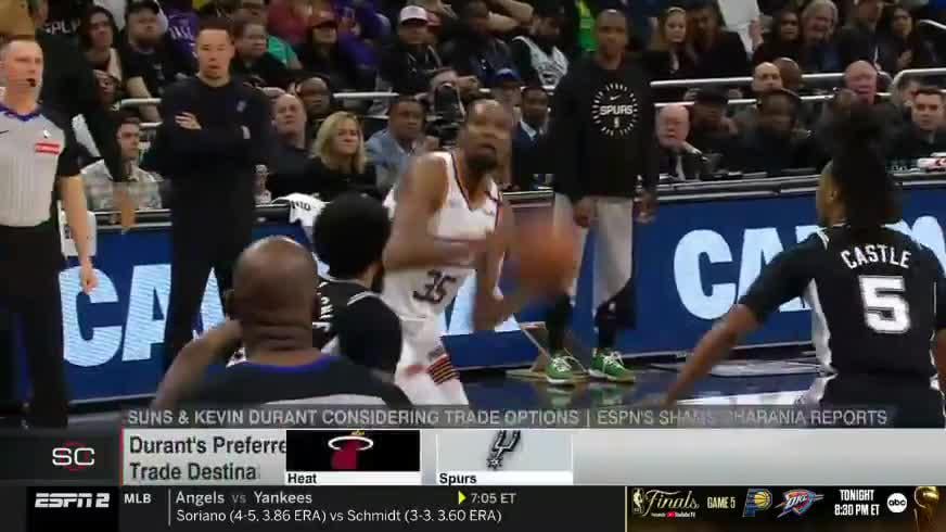 [Charania] "I'm told Kevin Durant has no desire to be in Minnesota with the Timberwolves"