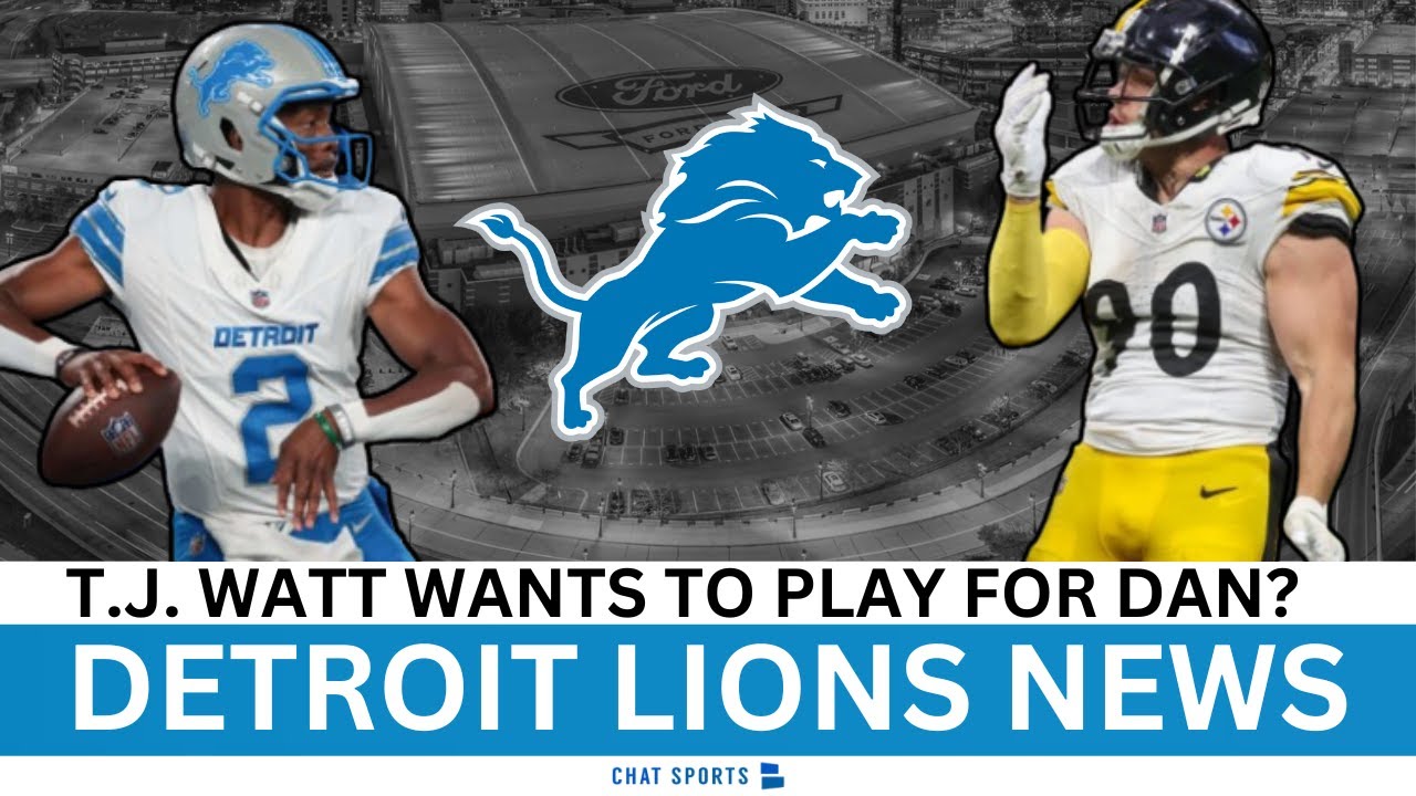 Detroit Lions Rumors: T.J. Watt Trade? Brad Holmes Speaks On Trading For Edge + Sign QB?