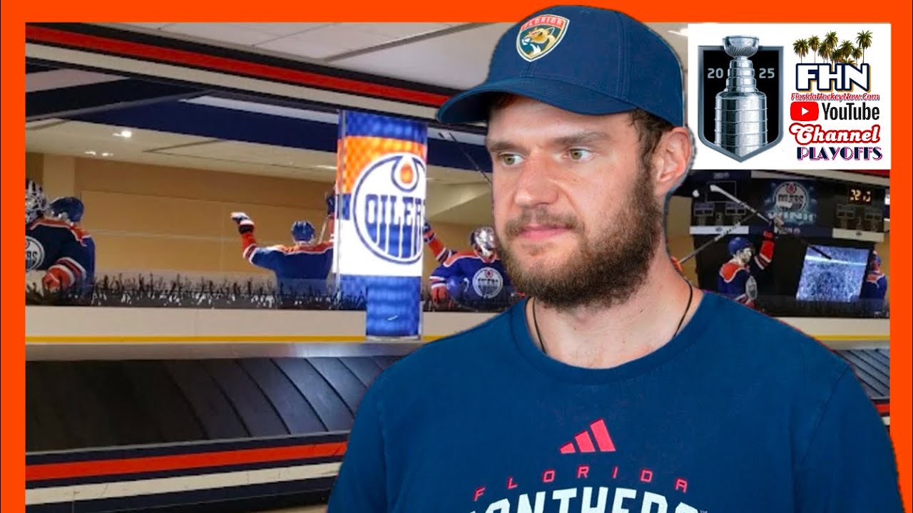 Sasha Barkov, Flying Back to Edmonton: Florida Panthers Day After Game 4 Cup Loss