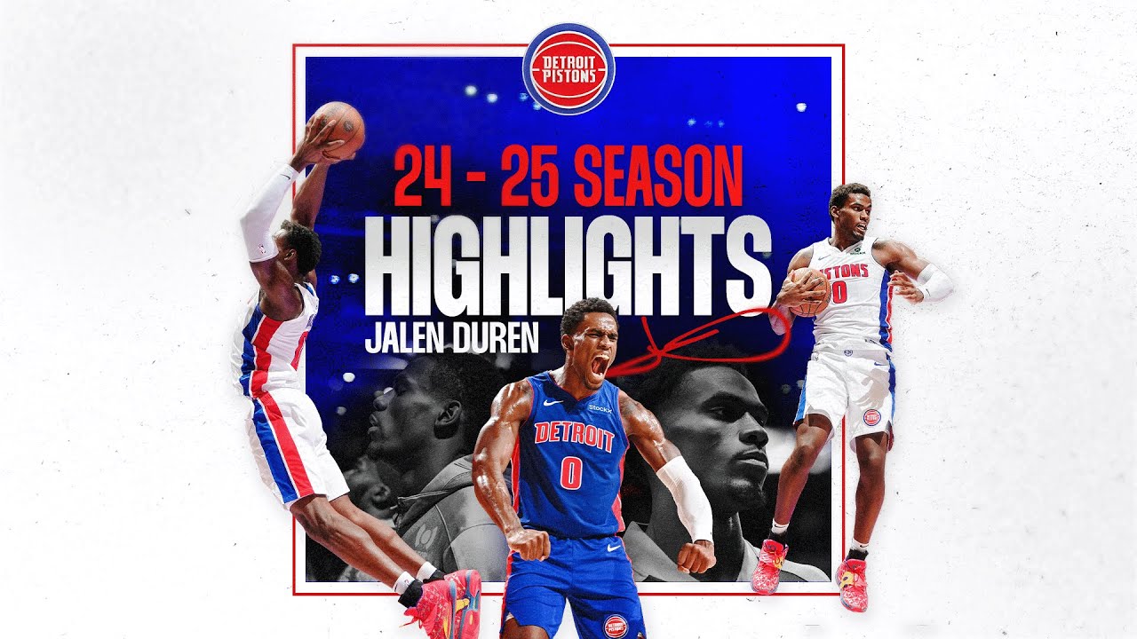 Jalen Duren 2024-25 Season Highlights | Detroit Pistons #nba #detroitpistons #pistons