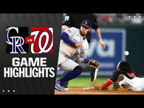 Rockies vs. Nationals Game Highlights (6/16/25) | MLB Highlights