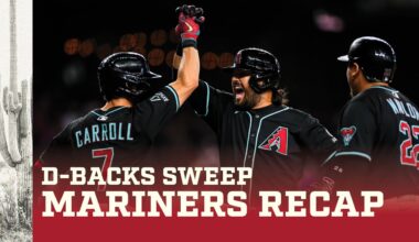 The Rewind: Series Sweep Recap of Mariners at D-backs | June 9-11 | Arizona Diamondbacks