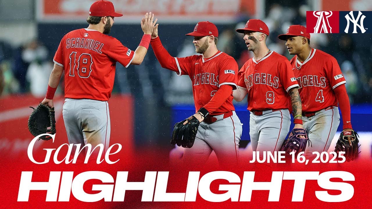 Angels vs. Yankees Game Highlights (6/16/25) | MLB Highlights