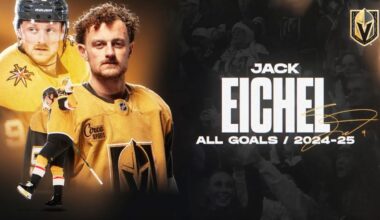 All Jack Eichel Goals: 2024-25 Regular Season & Playoffs