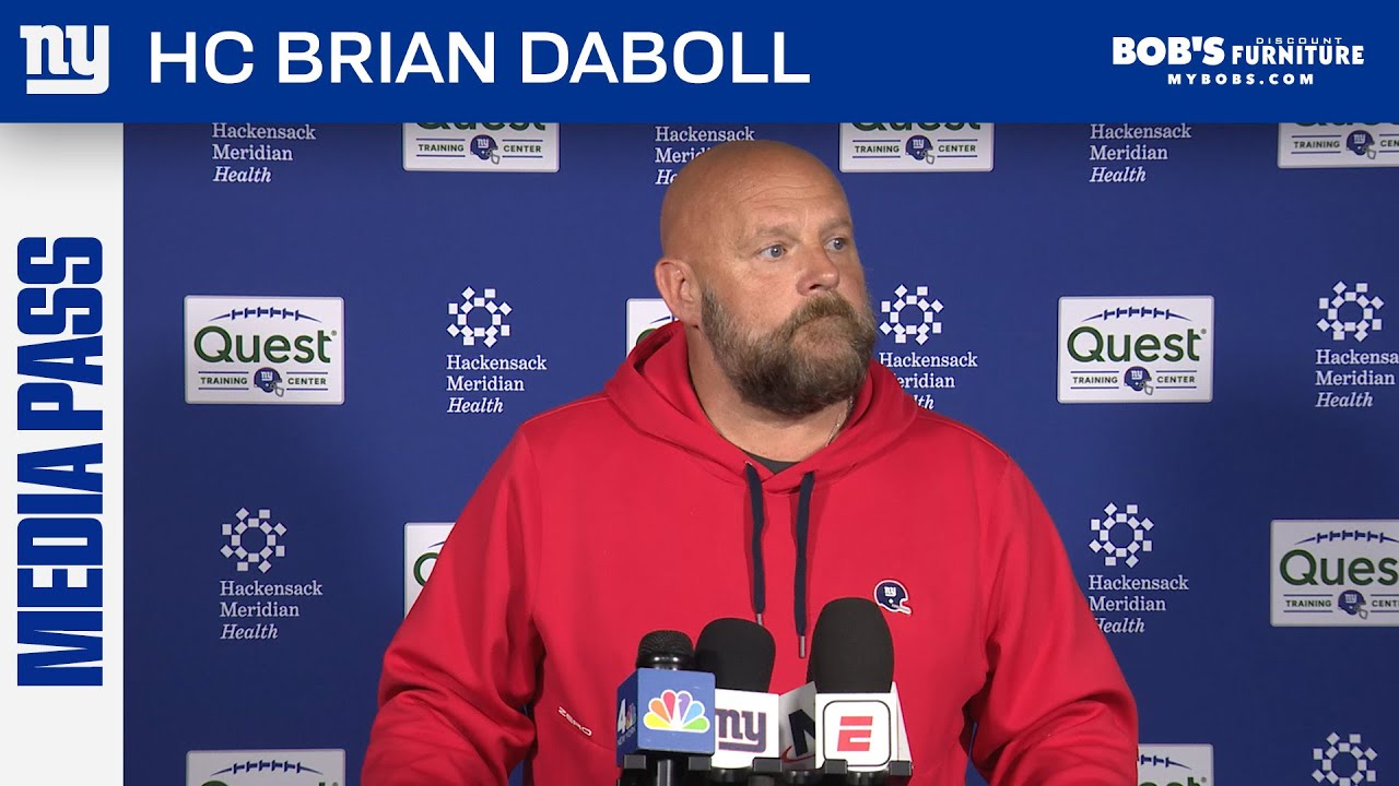 Coach Brian Daboll On Jaxson Dart’s Development | New York Giants