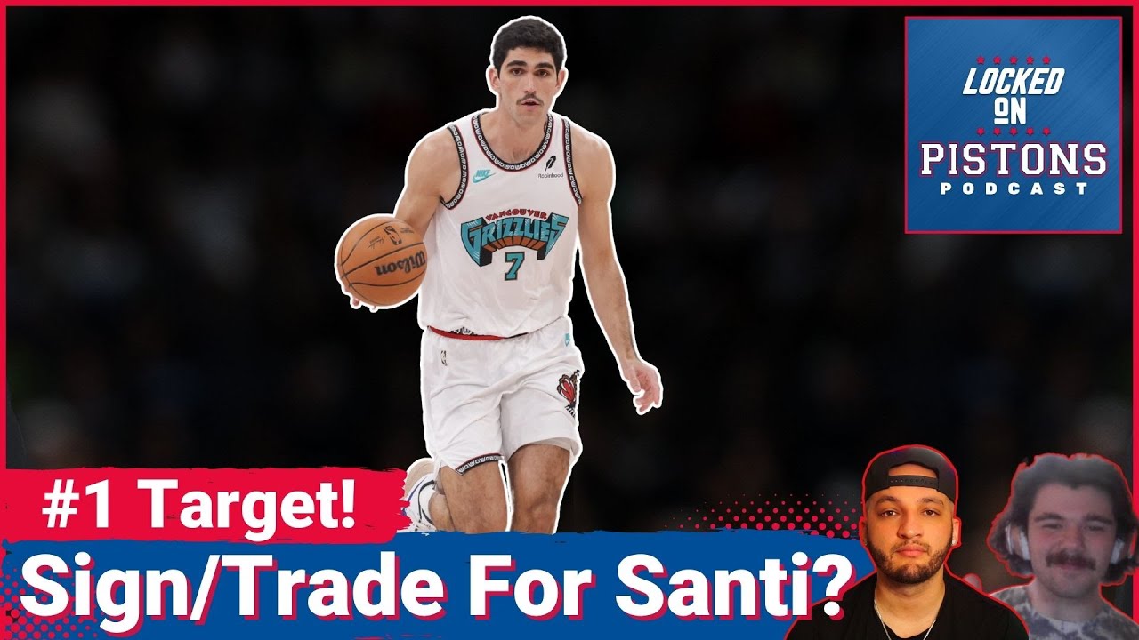 Santi Aldama Is The BEST TARGET For The Detroit Pistons This Offseason | Will Memphis LET HIM GO?
