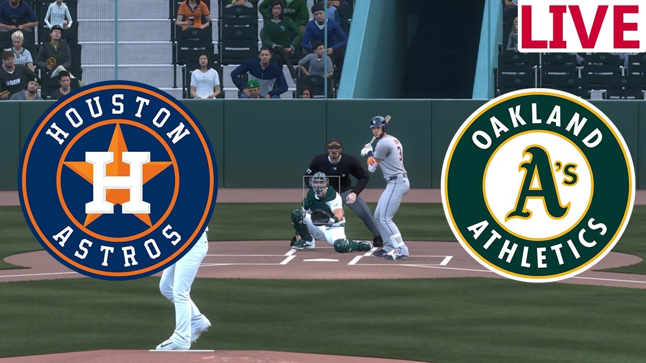 🔴LIVE 🔴Houston Astros VS Oakland Athletics  / June 17/MLB the show 25