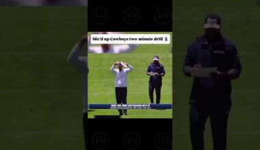 Coach Schottenheimer working out two minute drills with the #Cowboys #1 squad‼️