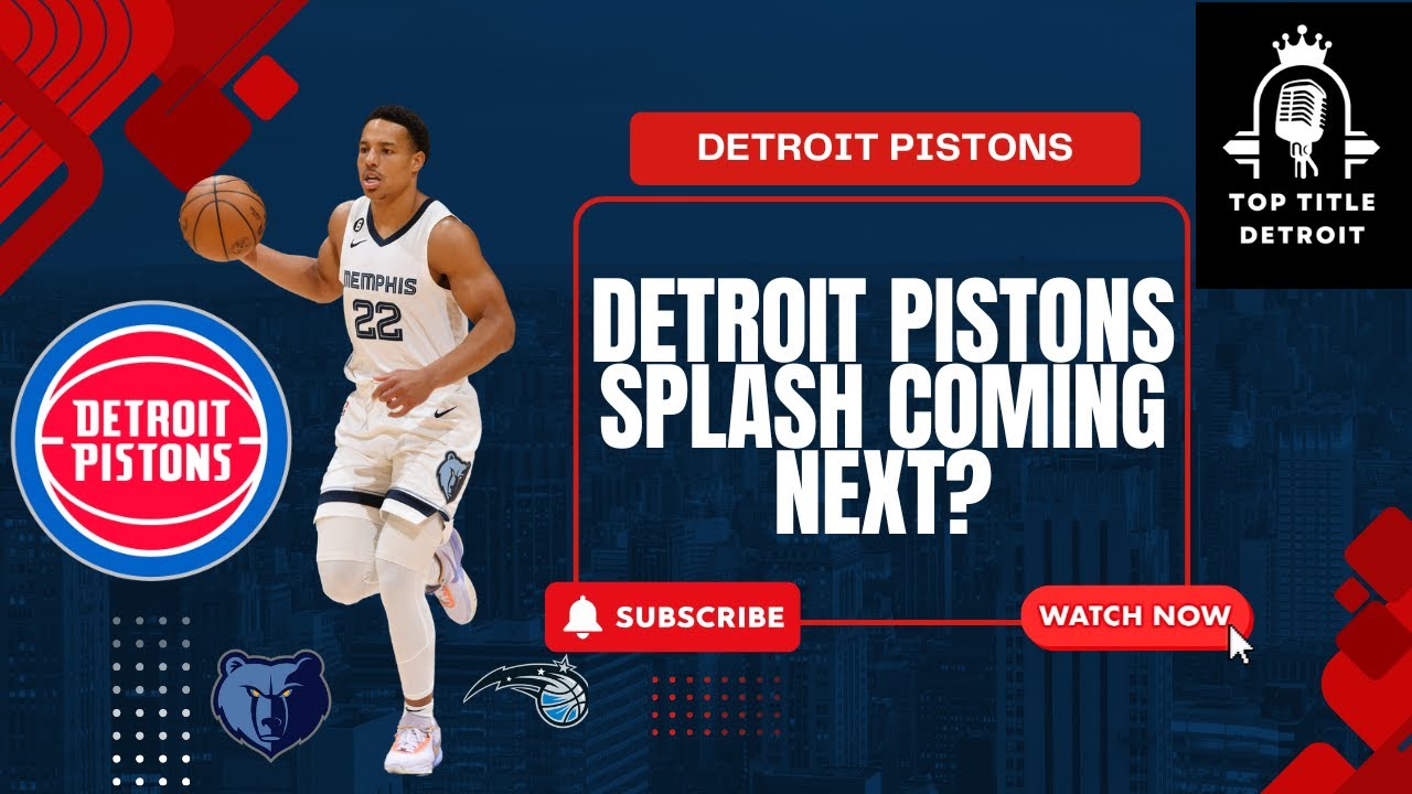 Detroit Pistons SPLASH MOVE Coming Soon?