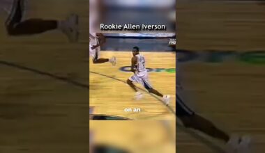 Rookie Allen Iverson vs Detroit Pistons 🔥