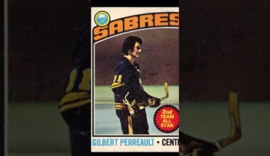 Gilbert Perreault Buffalo Sabres 1976-77 O-Pee-Chee 180 NHL Hockey Card #sabres #hockeycards